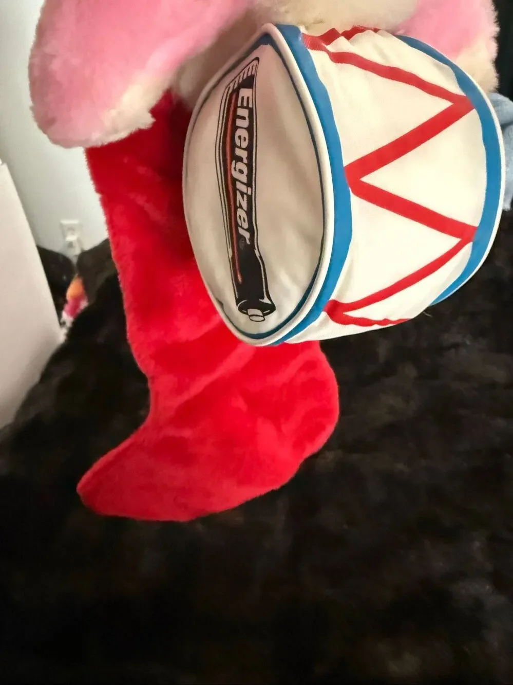 Energizer Battery Bunny Plush Christmas Stocking Large 29